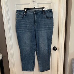 Stylish Blue Ankle Jeans for Women